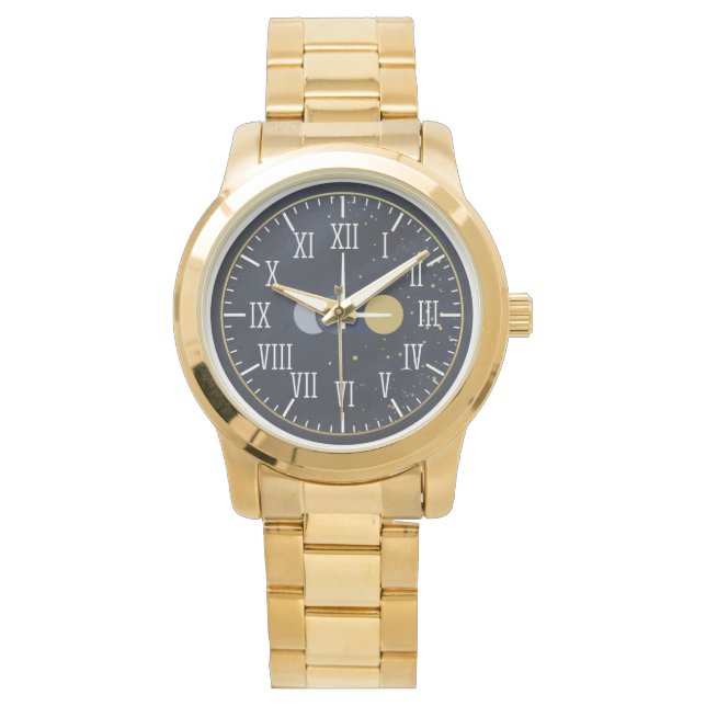 Luxury Roman Numbers Manar Armbandsur (Framsida)