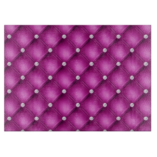 Luxury Rosa Diamond Tufted Mönster (Framsidan)