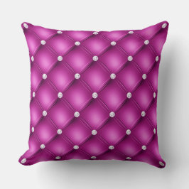 Luxury Rosa Diamond Tufted Mönster Kudde