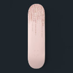 Luxury Rosa ros Guld Sparkly Glitter Fringe Mini Skateboard Bräda 18,5 Cm<br><div class="desc">Detta glamorösa och lyxaktiga tryck är perfektens utformning för snyggt och trendig kvinna. Den har en faux glatt ro glitter-gränslinje med faux glitter-typografi ovanpå en enkel rosa-bakgrund. Det är en elegant, chic, trendig och en modern formgivning med en Hollywoodvibe! ***VIKTIG DESIGN-ANMÄRKNING: Om du vill ha en anpassad design-begäran, t.ex. matchande...</div>