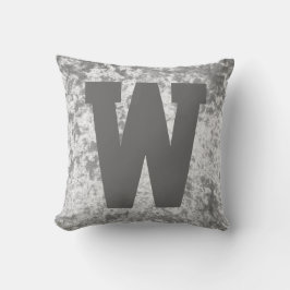 Luxury samvet snyggt dekorativ kudde cushion initi