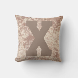 Luxury samvet snyggt dekorativ kudde cushion initi