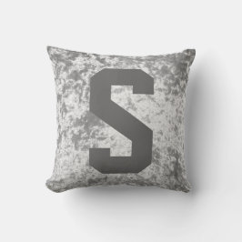 Luxury samvet snyggt dekorativ kudde cushion initi