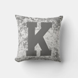 Luxury samvet snyggt dekorativ kudde cushion initi