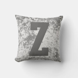 Luxury samvet snyggt dekorativ kudde cushion initi