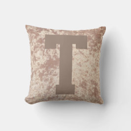 Luxury samvet snyggt dekorativ kudde cushion initi