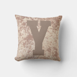 Luxury samvet snyggt dekorativ kudde cushion initi