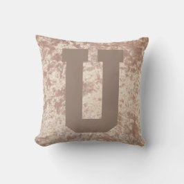 Luxury samvet snyggt dekorativ kudde cushion initi