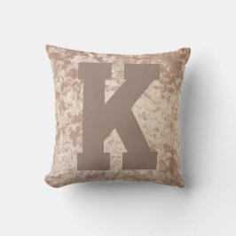 Luxury samvet snyggt dekorativ kudde cushion initi