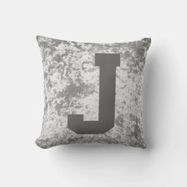 Luxury samvet snyggt dekorativ kudde cushion initi