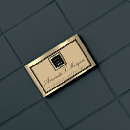 Luxury Services Inredingsdesign Event Bröllop Guld Visitkort