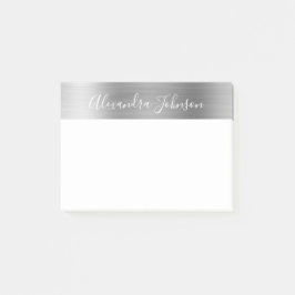 Luxury Silver Foil Professionell Business Post-it Block
