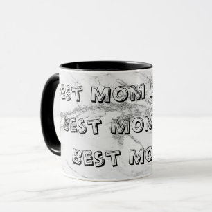 Luxury Silver Glitter Marble Customize Mugg