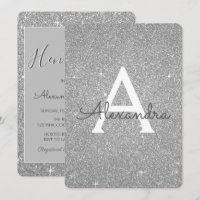 Luxury Silver Gnistra Glitter Hen's Party