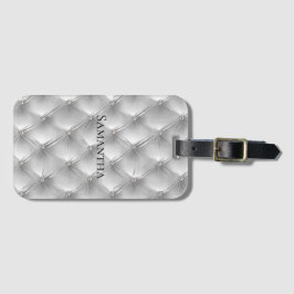 Luxury Soft Grått Faux Velvet Bagagebricka