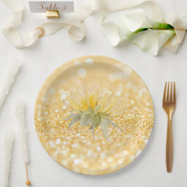 Luxury Solros Guld Glitter Bröllop