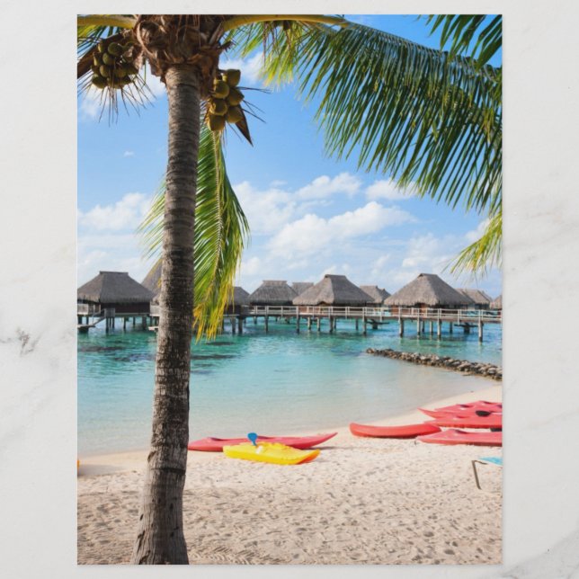 Luxury SPA-resort's strand Reklamblad (Framsidan)