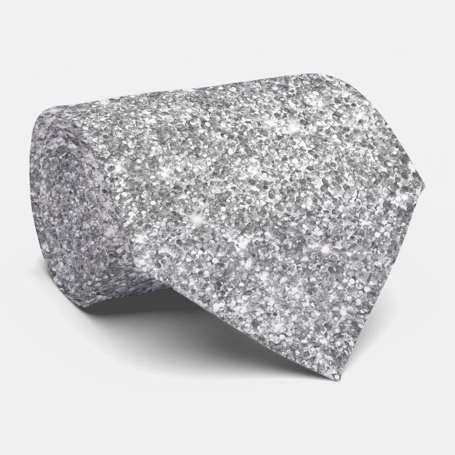 Luxury Sparkly Silver Glitter Slips (Rullad)