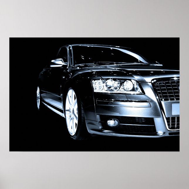 Luxury Sports Car Poster (Framsidan)