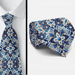 Luxury Statement Moroccan Diamond Neck Tie Slips