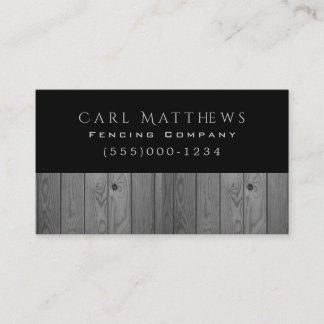 Luxury Stil Wood Fence Design Fening Company Visitkort
