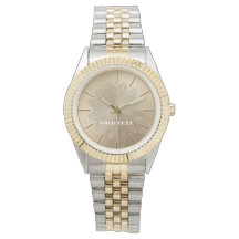 Luxury Sunray Guilloché Gold Watch Face