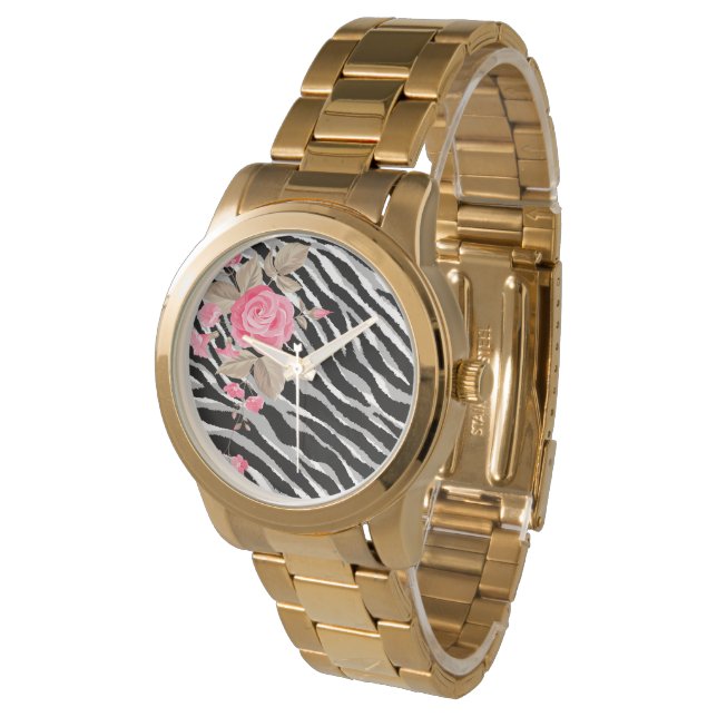 Luxury Tiger Ro Trendig Line Armbandsur (Vinklad)