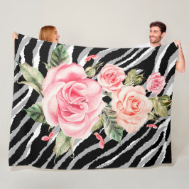 Luxury Tiger Ro Trendig Line Fleecefilt