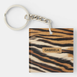 Luxury Tiger Skin Faux Fur Wild Animal Stripe