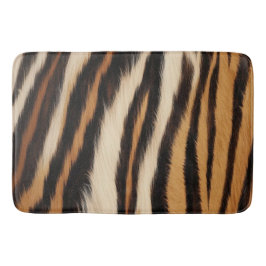 Luxury Tiger Skin Faux Fur Wild Animal Stripe Badrumsmatta