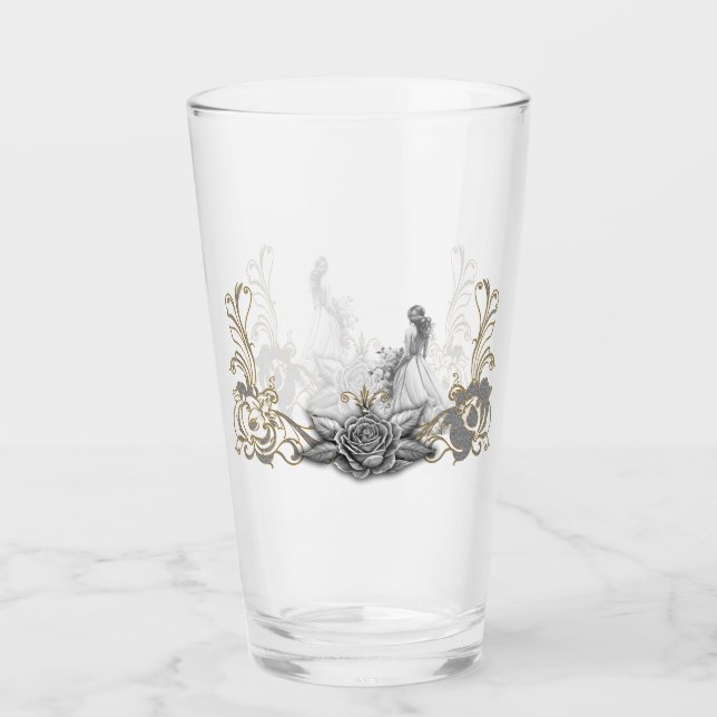 Luxury träffar romantik. glaskopp (Framsida)