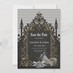 Luxury träffar romantik. spara datumet