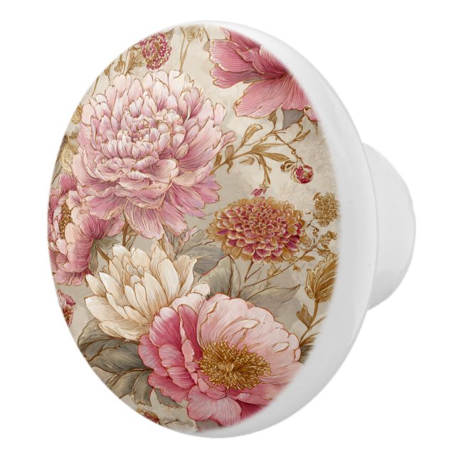 Luxury Vintage Indira Floral Knopp (Höger)