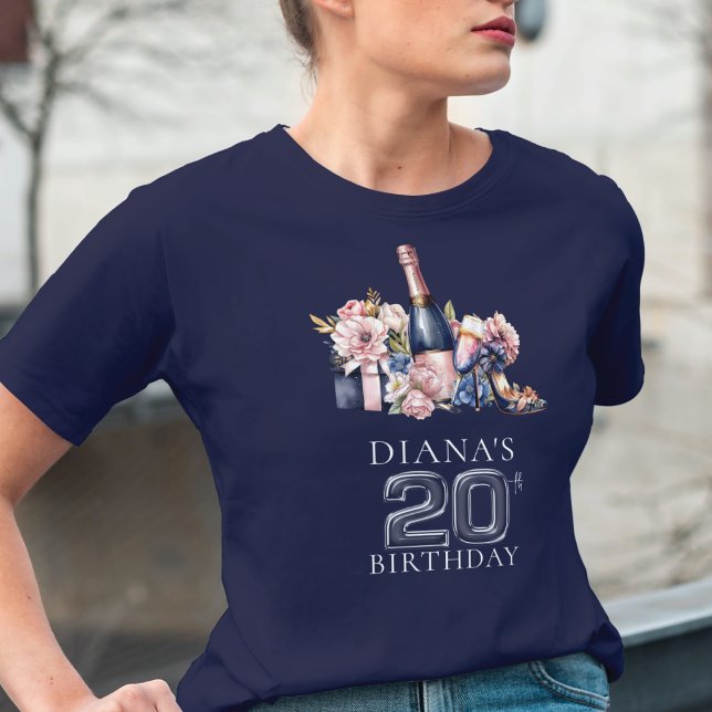 Luxury Vuxen Birthday 20:e Personligen T Shirt (Skapare uppladdad)