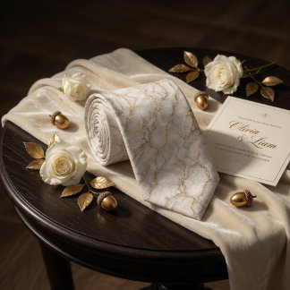 Luxury White Marble and Liquid Gold Veins Slips