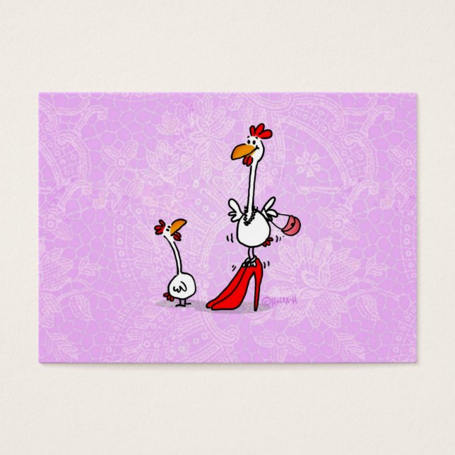 Luxus-Chick Visitkort (Framsidan)