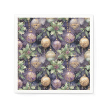 Luxutradians: Lila och Guld Julseno Splendo