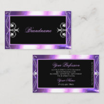 Luxuy Ornate Black Lila Gnistra Jewels Squiggled