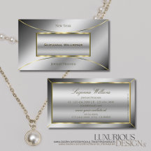 Luxuy Silver med Luminous Guld Dekoration Snyggt