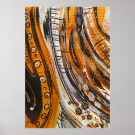 Luxys abstrakt Patternart Luxury abstrakt art Poster