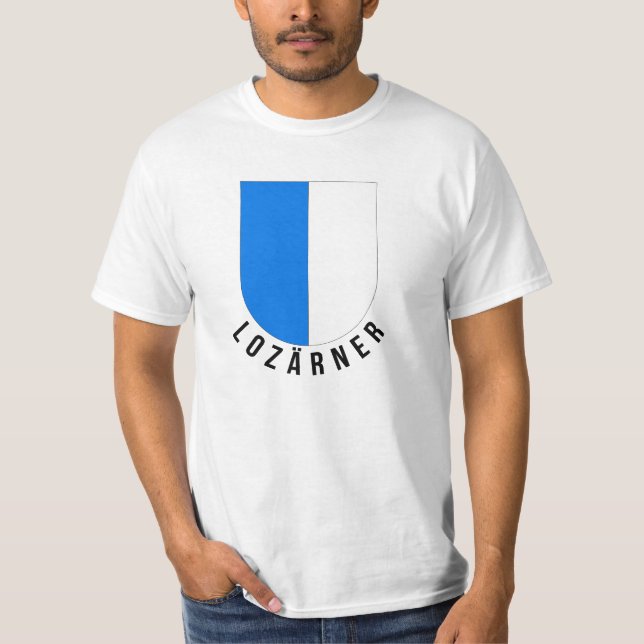 Luzern Lozärner Wappen Tee Shirt (Framsida)