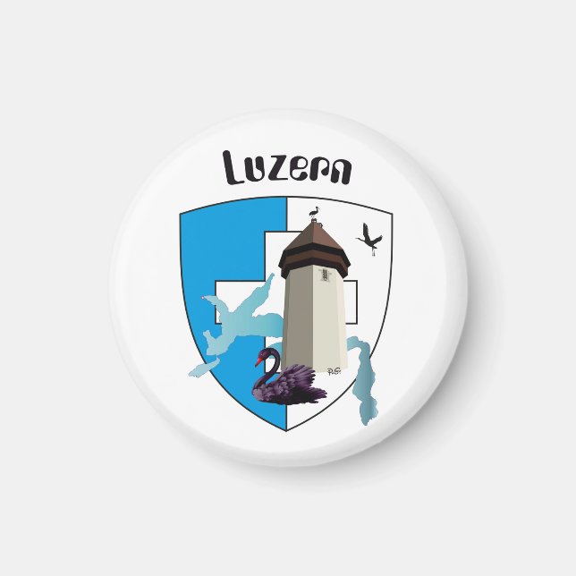 Luzern Schweiz Magnet (Framsidan)