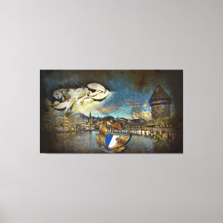 LUZERN Vintage Grunge - Canvas