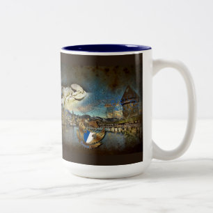 LUZERN Vintage Grunge - Kaffe-, Tea Mugg