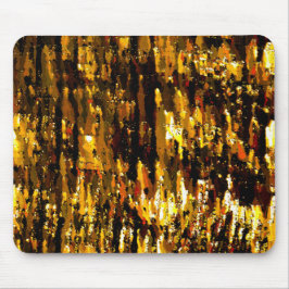 Luzes foscas de vela sob uma placa de gelo musmatta