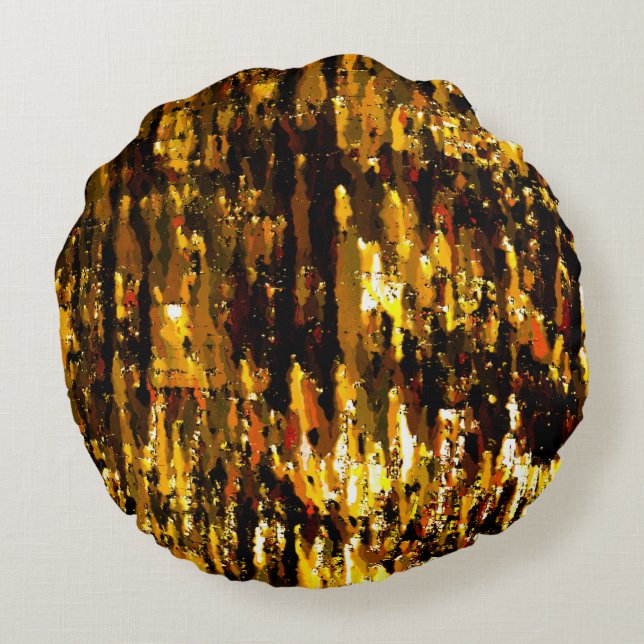 Luzes foscas de vela sob uma placa de gelo rund kudde (Baksidan)