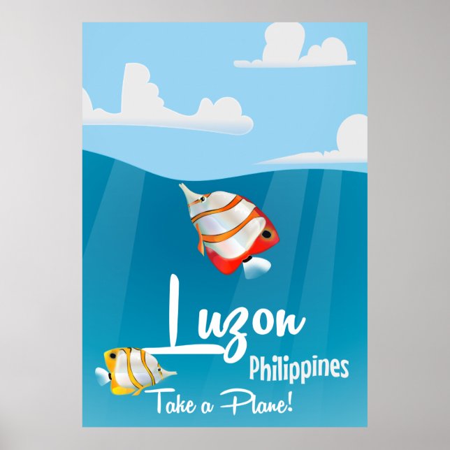 Luzon, Filippinerna seriefigur reseinformation aff Poster (Framsidan)