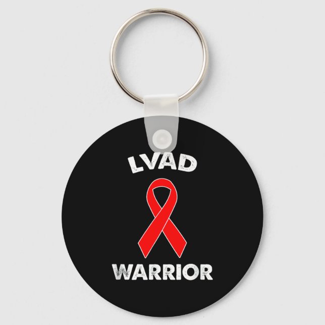 Lvad Warriortee Röda bandets dag Kläder Lvad  Nyckelring (Framsida)