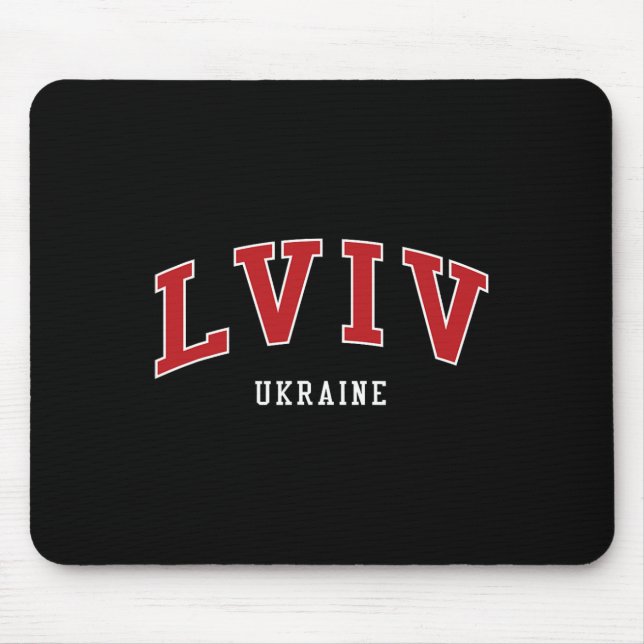 Lviv Ukraina Högskola Universitetsstil  Musmatta (Framsidan)
