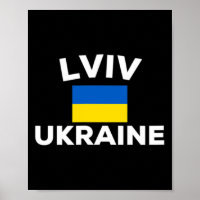 Lviv Ukraina Ukrainsk Flagga Land Stad Turist S